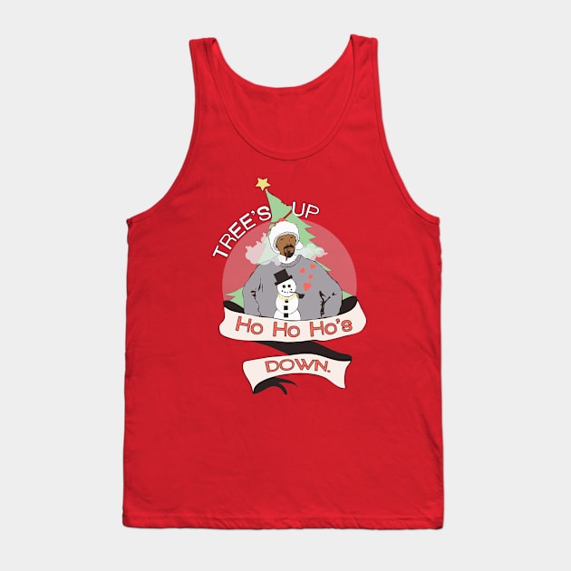 Tree's Up, Ho Ho Ho's Down Tank Top by toruandmidori